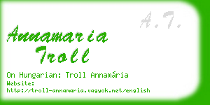 annamaria troll business card